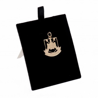 West Ham United zlatý prívesok 9ct Gold Pendant Castle