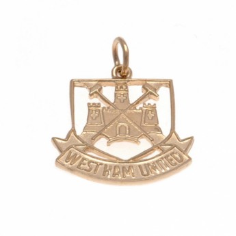 West Ham United zlatý prívesok 9ct Gold Pendant Castle