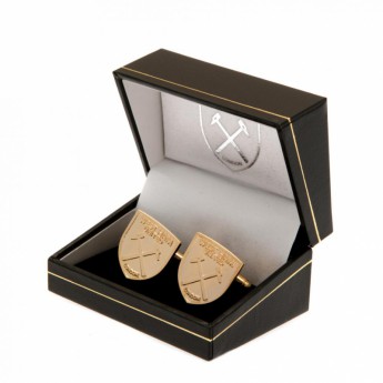 West Ham United manžetové gombíky Gold Plated Cufflinks