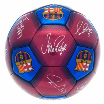 FC Barcelona miniatúrna futbalová lopta Football Signature