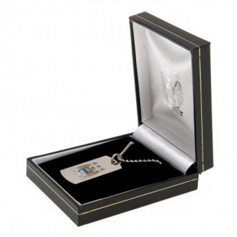 Manchester City prívesok na krk Colour Crest Dog Tag & Chain EC