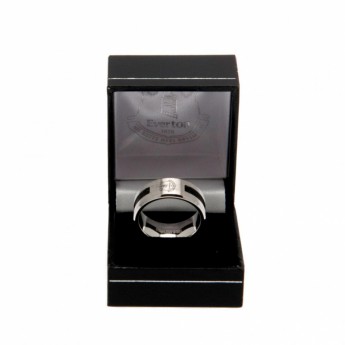 FC Everton prsteň Black Inlay Ring Medium