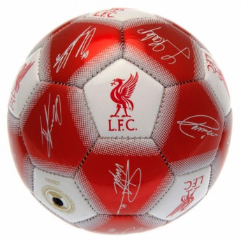 FC Liverpool miniatúrna futbalová lopta Mini Ball Signature