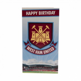 West Ham United narodeninové želanie Birthday Card CT