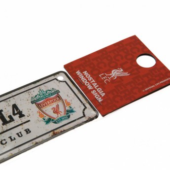 FC Liverpool plechová cedula Retro Window Sign