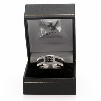 Manchester City prsteň Black Inlay Ring Medium EC