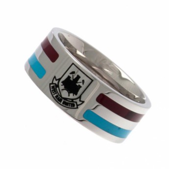 West Ham United prsteň Colour Stripe Ring Medium CT