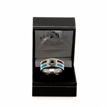 West Ham United prsteň Colour Stripe Ring Medium CT