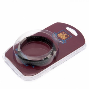 West Ham United silikónový náramok Stitched Silicone Bracelet CT