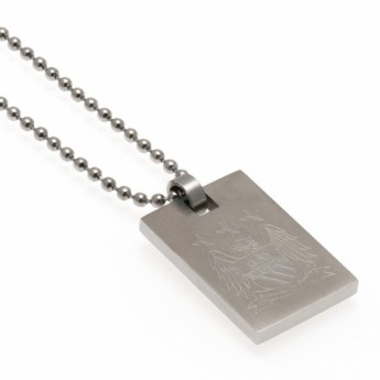 Manchester City retiazka na krk s psou známkou Dog Tag & Chain EC