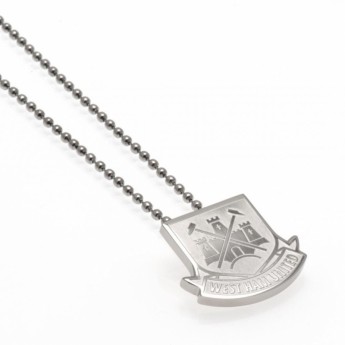 West Ham United retiazka na krk s príveskom Stainless Steel Pendant & Chain CT LG