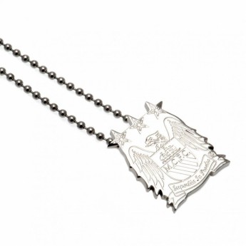 Manchester City retiazka na krk s príveskom Stainless Steel Pendant & Chain EC LG