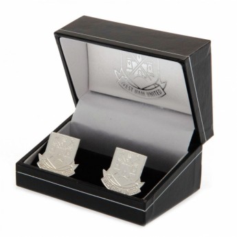 West Ham United manžetové gombíky Silver Plated Cufflinks CR CT