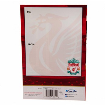 FC Liverpool narodeninové želanie Pop-Up Birthday Card