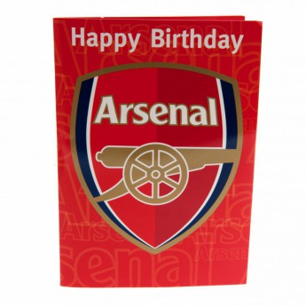 FC Arsenal narodeninové želanie Musical Birthday Card