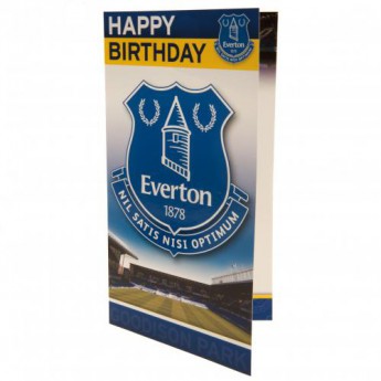 FC Everton narodeninové želanie Birthday Card