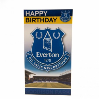 FC Everton narodeninové želanie Birthday Card