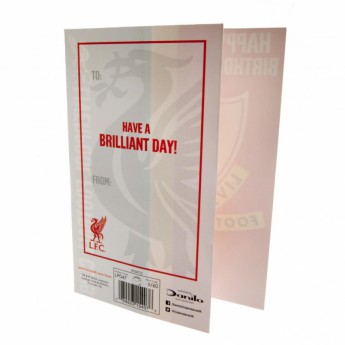 FC Liverpool narodeninové želanie Birthday Card
