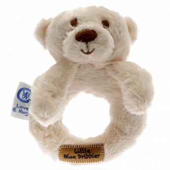 FC Chelsea plyšová hrkálka Baby Rattle Hugs