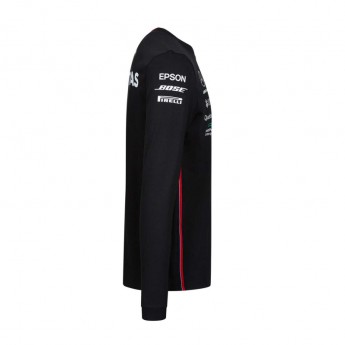 Mercedes AMG Petronas pánske tričko s dlhým rukávom black F1 Team 2019