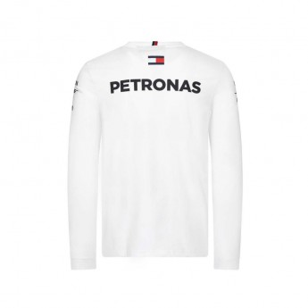 Mercedes AMG Petronas pánske tričko s dlhým rukávom white F1 Team 2019
