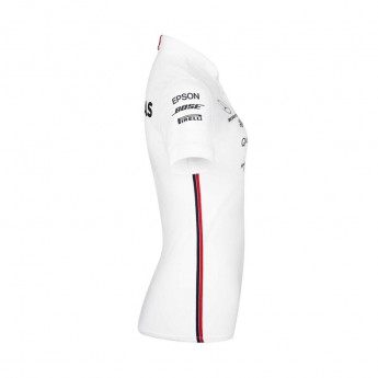 Mercedes AMG Petronas dámske polo tričko white F1 Team 2019