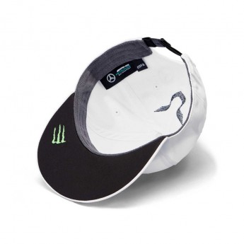 Mercedes AMG Petronas čiapka flat šiltovka white Brim Hamilton F1 Team 2019