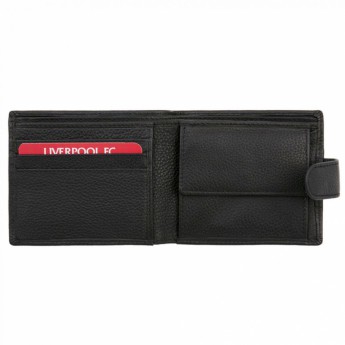 FC Liverpool kožená peňaženka Black Leather Wallet