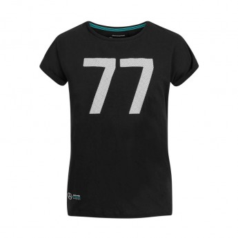 Mercedes AMG Petronas dámske tričko black Bottas 77 F1 Team 2019