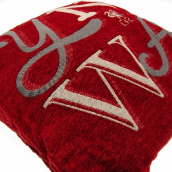 FC Liverpool vankúšik Chenille Cushion