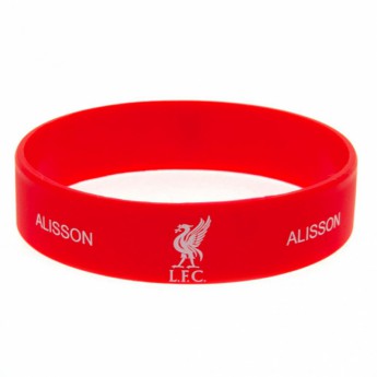 FC Liverpool silikónový náramok Silicone Wristband Alisson