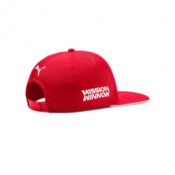 Ferrari čiapka flat šiltovka Leclerc red F1 Team 2019