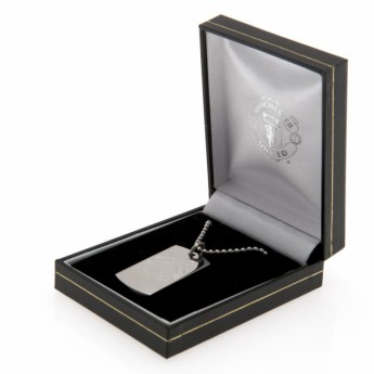 Manchester United retiazka na krk s psou známkou Engraved Dog Tag & Chain