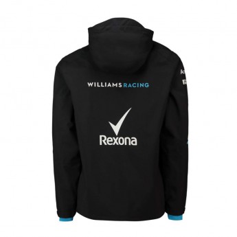 Williams pánska bunda s kapucňou Team Rain black F1 Team 2019