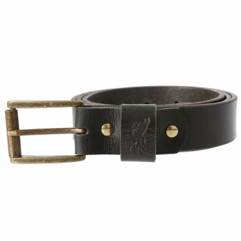 FC Liverpool kožený opasok Leather Belt Medium BK