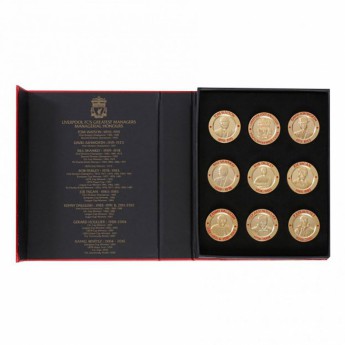 FC Liverpool set odznáčikov 9 Piece Limited Edition Badge Set