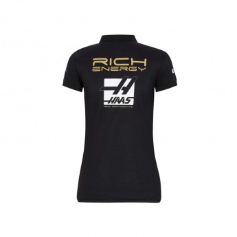 Haas F1 dámske polo tričko Energy Team black F1 Team 2019