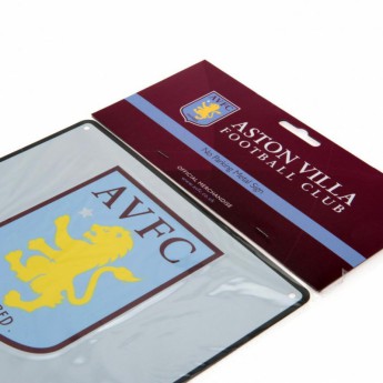 Aston Villa plechová cedula No Parking Sign