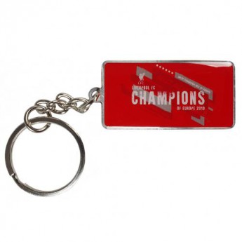 FC Liverpool prívesok Champions Of Europe Keyring