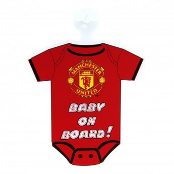 Manchester United mini body do auta Baby On Board Sign