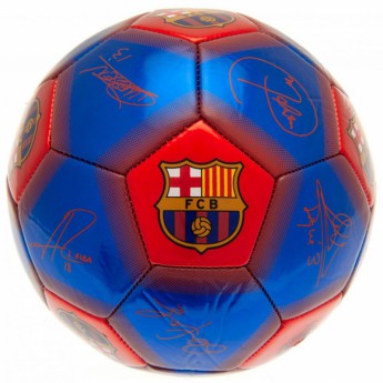 FC Barcelona futbalová lopta Football Signature - size 5