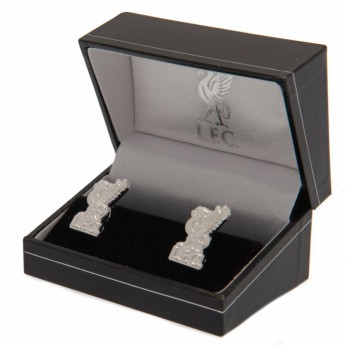 FC Liverpool manžetové gombíky Silver Plated Formed Cufflinks LB