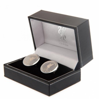 FC Liverpool manžetové gombíky Champions Of Europe Stainless Steel Cufflinks RD