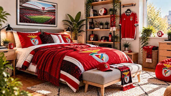 Inšpirácia pre fanúšikovskú izbu SL Benfica