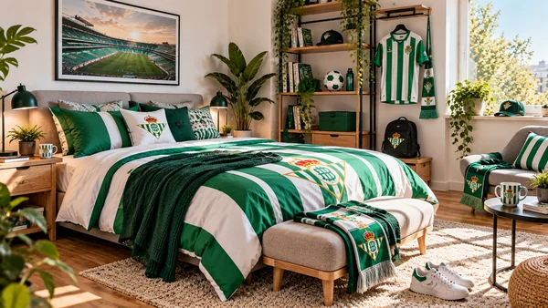 Inšpirácia pre fanúšikovskú izbu Real Betis