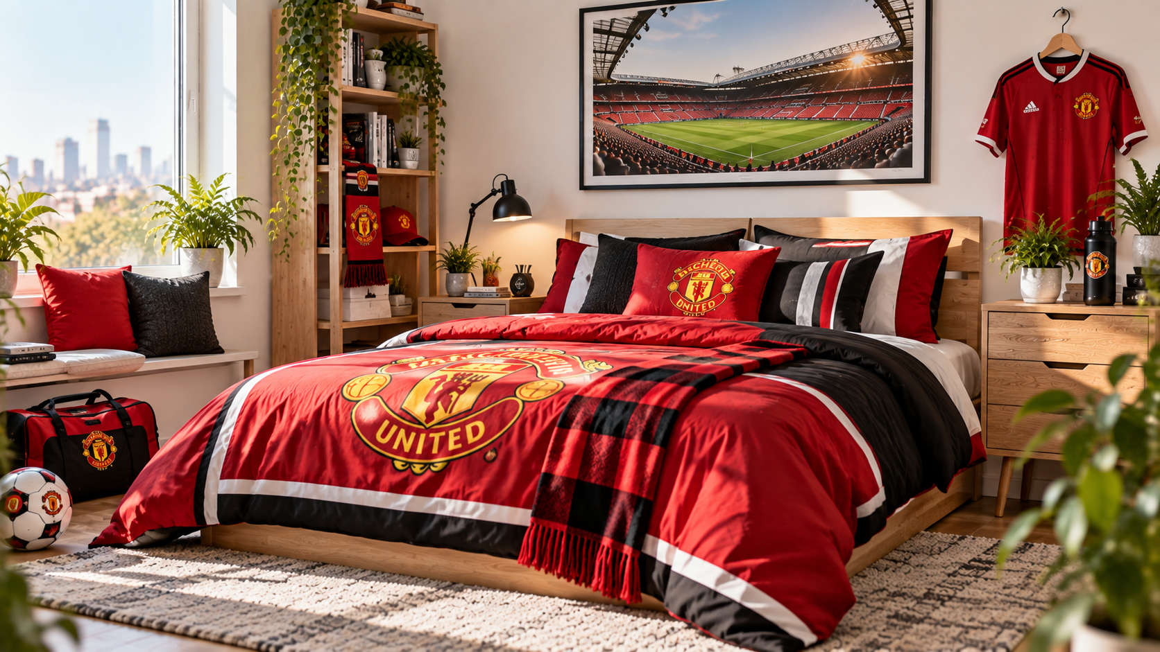 Inšpirácia pre fanúšikovskú izbu Manchester United