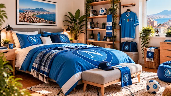 Inšpirácia pre fanúšikovskú izbu SSC Napoli