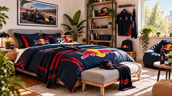 Inšpirácia pre fanúšikovskú izbu Red Bull Racing