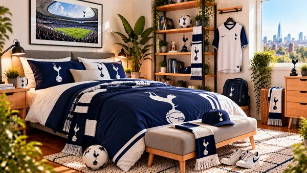 Inšpirácia pre fanúšikovskú izbu Tottenham Hotspur