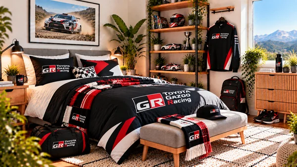 Inšpirácia pre fanúšikovskú izbu Toyota Gazoo Racing
